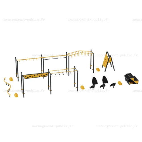 Agrès de course d'obstacles Ninja workout